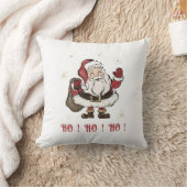 サンタクロースホワイト装飾用クッション クッション (ブランケット)