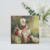 サンタクロースホールディングベビーイエス シーズンカード (スタンド正面)