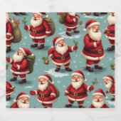 サンタクロースボトルインテリア小道具（編集） ビールラベル (シングルラベル)