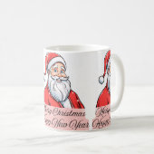 サンタクロースポートレート コーヒーマグカップ (正面右)