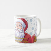 サンタクロースポートレート コーヒーマグカップ (正面右)