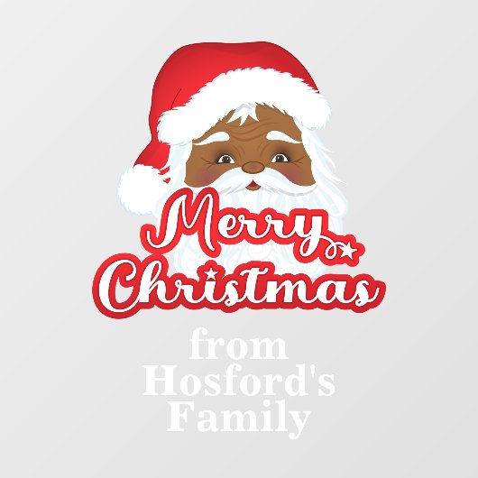 サンタクロースメリークリスマスウィンドウがしがみつく ウィンドウサイン (シート)