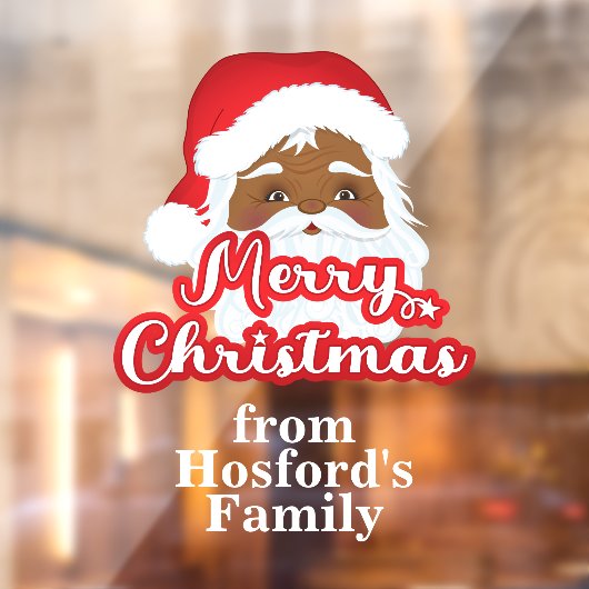 サンタクロースメリークリスマスウィンドウがしがみつく ウィンドウサイン (シート2)