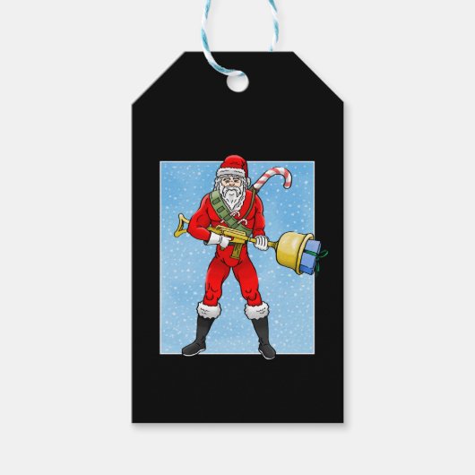 サンタクロースメリークリスマスパート2 ギフトタグ (正面)