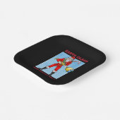 サンタクロースメリークリスマスパート2 ペーパープレート (傾斜あり)