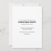サンタクロースメリークリスマスパート2 招待状 (裏面)