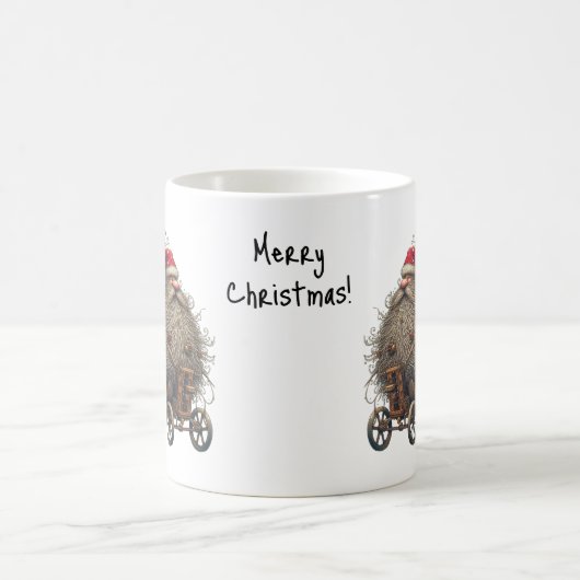 サンタクロースユーモアのある父クリスマス聖ニコラス コーヒーマグカップ (中央)