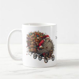 サンタクロースユーモアのある父クリスマス聖ニコラス コーヒーマグカップ