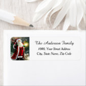 サンタクロースランタン差出人住所ラベル ラベル (インサイチュ)