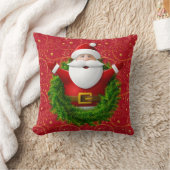 サンタクロースリース装飾用クッション クッション (ブランケット)