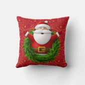 サンタクロースリース装飾用クッション クッション (裏面)