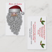 サンタクロースレンタアサンタ 名刺 (正面/裏面)