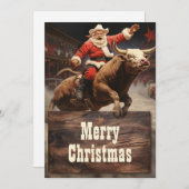 サンタクロースロデオ シーズンカード (正面/裏面)