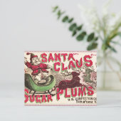 サンタクロースヴィンテージイラストレーションスリー シーズンポストカード (スタンド正面)