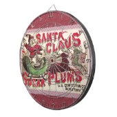 サンタクロースヴィンテージイラストレーションスリー ダーツボード (正面右)