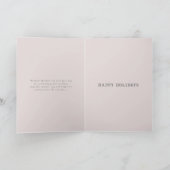 サンタクロースヴィンテージコテージシックホリデーカード シーズンカード (内部)