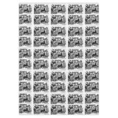 サンタクロースヴィンテージテーブルクロス テーブルクロス (正面)