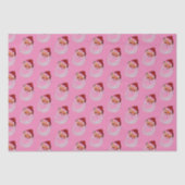 サンタクロースヴィンテージレトロクリスマスキュート魅力的 薄葉紙 (正面)