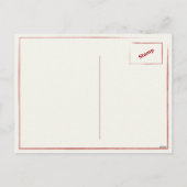 サンタクロースヴィンテージ付きポストカード シーズンポストカード (裏面)