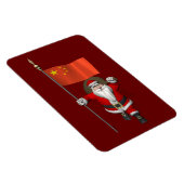 サンタクロース中国旗 マグネット (右側)