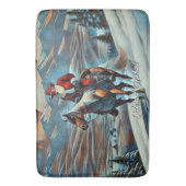 サンタクロース乗馬クリスマス バスマット (正面縦)