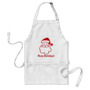 サンタクロース付きクリスマスエプロンデザイン スタンダードエプロン