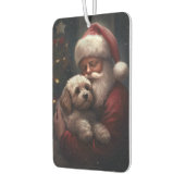 サンタクロース付きコックポークリスマスフェスティバル カーエアーフレッシュナー (左)