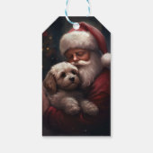 サンタクロース付きコックポークリスマスフェスティバル ギフトタグ (裏面)