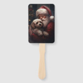 サンタクロース付きコックポークリスマスフェスティバル ハンドファン (正面)