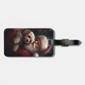 サンタクロース付きコックポークリスマスフェスティバル ラゲッジタグ (裏面横)