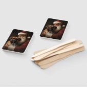 サンタクロース付きボクサーフェスティバルクリスマス ハンドファン (組立なし)