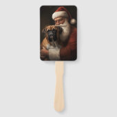サンタクロース付きボクサーフェスティバルクリスマス ハンドファン (正面)