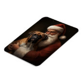 サンタクロース付きボクサーフェスティバルクリスマス マグネット (左側)