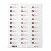 サンタクロース住所 シール (フルシート)