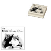 サンタクロース切手 ラバースタンプ (押印)