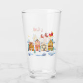 サンタクロース北極クリスマスビレッジ タンブラーグラス (裏面)