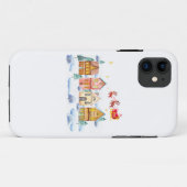 サンタクロース北極クリスマスビレッジ Case-Mate iPhoneケース (裏面(横))