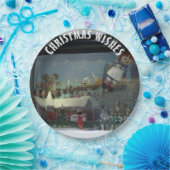 サンタクロース北極クリスマス ペーパープレート (パーティー)