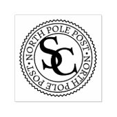 サンタクロース北極ポストからの公式スタンプ セルフインキングスタンプ (デザイン)