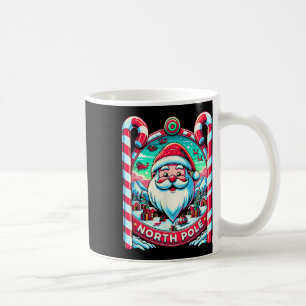 サンタクロース北極メリークリスマスフェスティバルXma コーヒーマグカップ