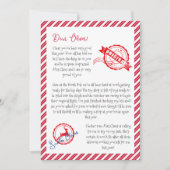 サンタクロース北極メールからのクリスマスレター 招待状 (正面)