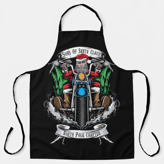 サンタクロース北極章の息子 エプロン (正面)