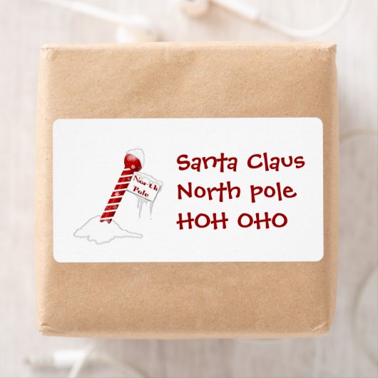 サンタクロース北極HOH OHO ラベル (インサイチュ)