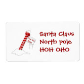 サンタクロース北極HOH OHO ラベル (正面)