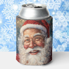 サンタクロース名を追加クリスマスプレゼント 缶クーラー