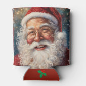 サンタクロース名を追加クリスマスプレゼント 缶クーラー (裏面)