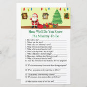 サンタクロース君は赤ちゃんシャワーをどれだけ知っているか (正面/裏面)