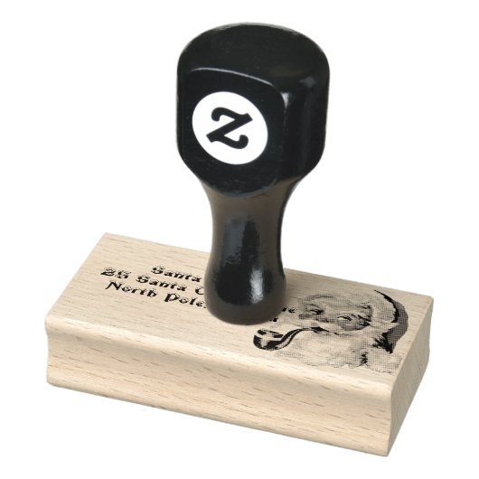 サンタクロース喫煙アパイプノースポールアラスカ ラバースタンプ (スタンプ)