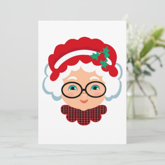 サンタクロース夫人のクリスマスカード シーズンカード (スタンド正面)