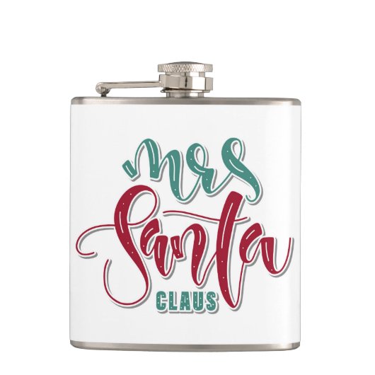 サンタクロース夫人 フラスク (正面)